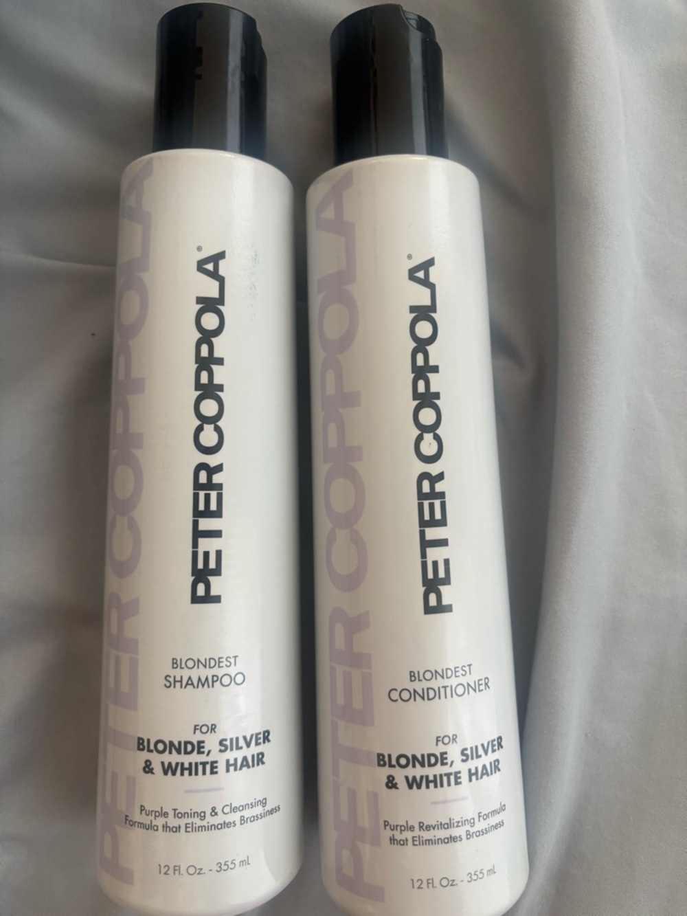 Peter Coppola Blondest Shampoo & Conditioner Duo - White & Black